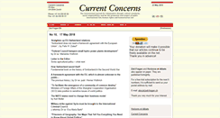 Desktop Screenshot of currentconcerns.ch